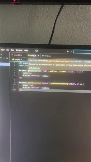 Day 29 - Beginner JavaScript Counter Demo #codingjourney #javascript