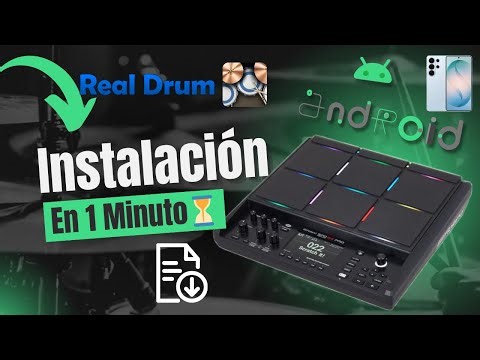 Tutorial De instalación de Octapad para celular ANDROID! #RealDrum