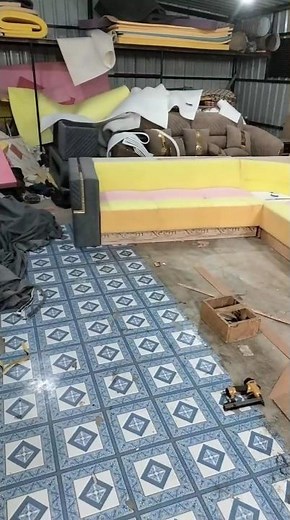 how to make L shape sofa set making sofa new design a.s furniture #viralvideo #viral