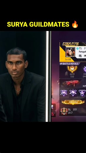 Surya 777 guild members face reveal 🔥 | #freefire #shorts #facereveal