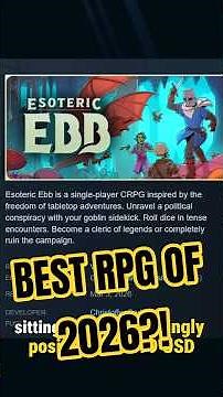 Esoteric Ebb | Best RPG of 2026?