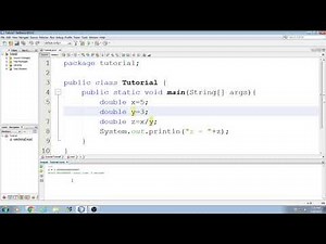 Beginning Java Tutorial: 13 Mathematical operator: Division
