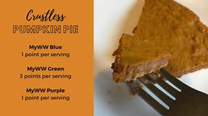 7.8K views · 49 reactions | YUM! Check out this super low-point pumpkin pie that is perfect for your holiday table. Get the recipe here - https://theholymess.com/weight-watchers-crustless-pumpkin-pie/ | The Holy Mess | Facebook