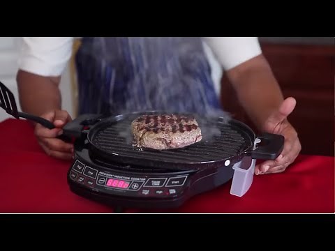 Burger - NuWave Cast Iron Grill Featuring Chef Adrian