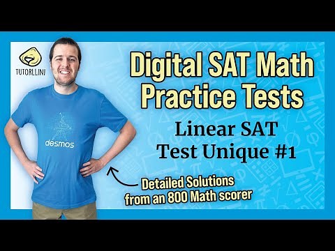 Digital SAT Math - Linear SAT Test Unique #1