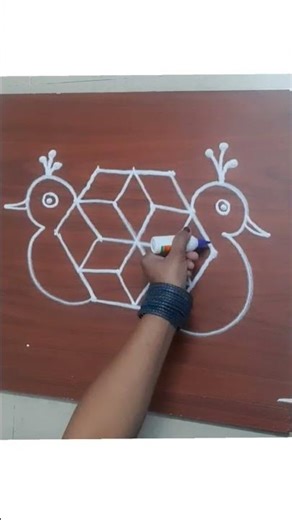 दररोज पूजा करताना काढण्यासाठी रांगोळी #rangoli #rangolidesigns #rangoliart #kolam #muggulu #art