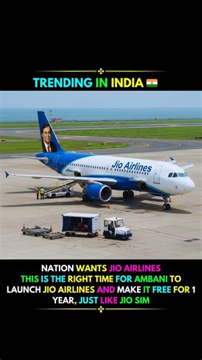 Do you think Jio Airlines needs to come as Jio Sim? #jiofreenet #trending