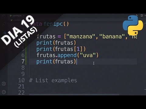 ¿Qué son las LISTAS en Python? | Explicación Completa (Día 19) | Reto 30 Días