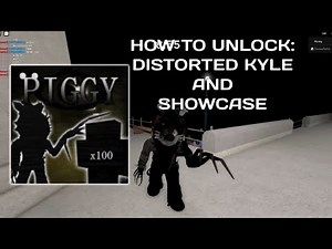 HOW TO UNLOCK "DISTORTED KYLE" in Piggy Book 2 but it's 100 Players! (Roblox)