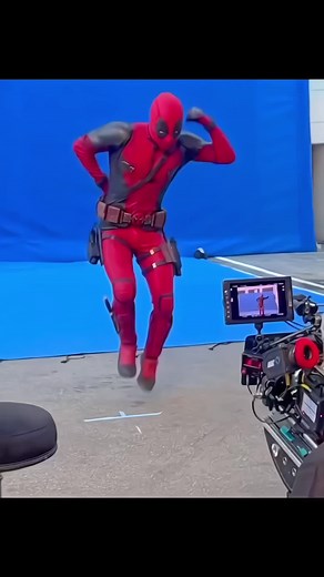 Behind the scenes of Nick Pauley (Ryan Reynolds’ dance double) filming the opening dance scene for ‘DEADPOOL & WOLVERINE’, featuring ‘Bye Bye Bye’ by NSYNC. #deadpool #wolverine #ryanreynolds #hughjackman