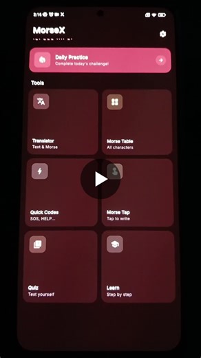#flutter #flutterdev #opensource #morsecode #mobileapp | A.Kadir ak