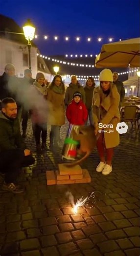 Monkey Rides a Firework