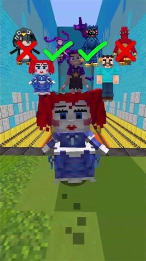 Poppy Playtime Chapter 5 VS Minecraft Challenge 😱 (Part 1) #shorts #minecraft #poppyplaytime