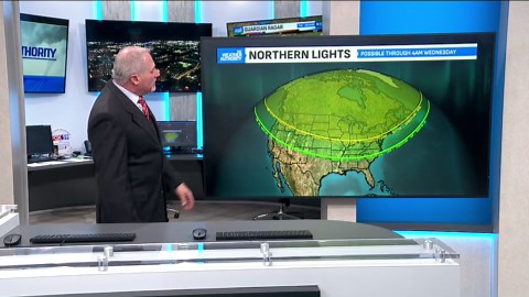 Northern lights visible in skies across central Indiana Tuesday