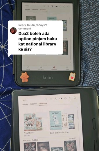 Replying to @ida_r4hayu selain pnm, ppas pun ada library card juga 😄 #kobo #koboclaracolour #kobolibracolour #booktokmalaysia #ereader