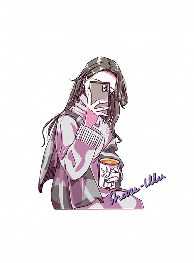 タイトル【自撮りする女性のイラスト】が、出来るまで アイコンなどに使えます🙆‍♀️ #フリー素材 #フリーイラスト素材 #イラスト好きな人と繋がりたい #イラスト #女の子イラスト #無料イラスト #1日1絵 #おしゃれイラスト #インスタ集客 #PNG形式 #イラストレーター #illust #illustration #アニメ #anime #商用可能イラスト #イラスト素材 #pop用イラスト #webデザイン #フリーアイコン #自撮り女子
