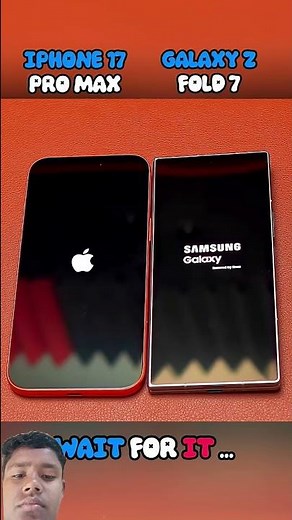 iPhone 17 vs galaxy z fold | switch on test | samsung galaxy |