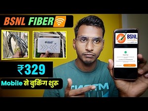 BSNL Fiber ₹329 Plan Booking Online | Easy Mobile Process + Installation Guide 🚀 | Step by Step 2025