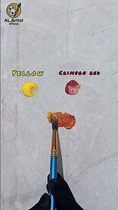 Yellow + Crimson Red = Fiery Color Transformation 🔥🎨#shorts