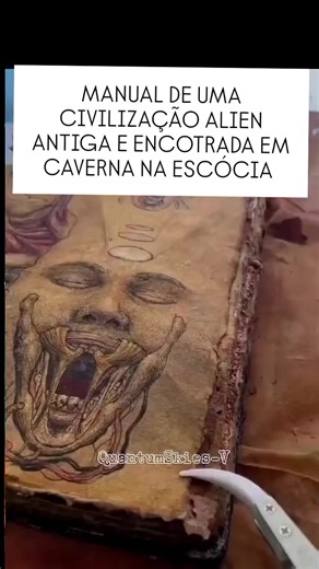 MANUAL ANTIGO DE UMA CIVILIZAÇÃO ALIEN E ENCOTRADO NA ESCÓCIA #ovni #alienigena #uap #ia #3iatlas