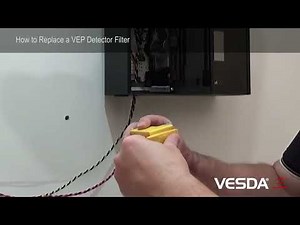 Vesda Xtralis - VESDA-E VEP/VEU/VES - How To Replace The Filter