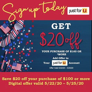 1.2K views · 17 reactions | Log into just for U® today to add this HOT DEAL! Digital offer only. Don't have an account? Sign up for FREE today: https://bit.ly/2WQytFR | Tom Thumb | Facebook