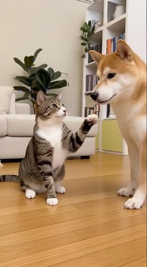 🤯 ONE PUNCH KO! Cat Delivers a Knockout Blow, Dog Takes an Oscar! 🤣