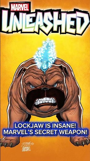 Lockjaw Is Marvel's MOST POWERFUL DOG?! #Marvel #Comics #Shorts