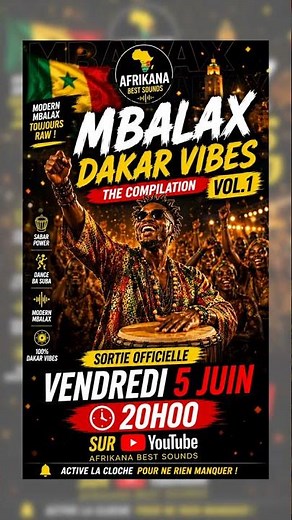 🎵 Mbalax Party in Dakar 🔥 Wolof African Dance Music