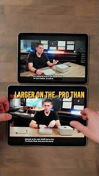 11" and 13" M4 iPad Air Screen Sizes Compared