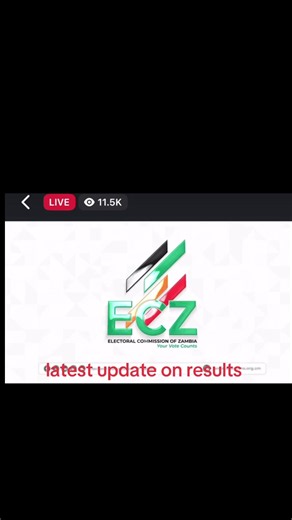 ECZ Live Results 2026: Latest Presidential Results Update