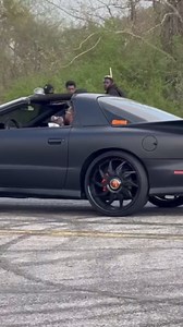 Matte Black Pontiac Trans-Am on 24’s Riding
