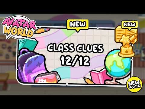 ⭐ NEW UPDATE! ✅ ALL CLASS CLUES SECRETS IN AVATAR WORLD 🤩 AVATAR WORLD SECRETS