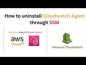 How to uninstall cloudwatch agent through SSM