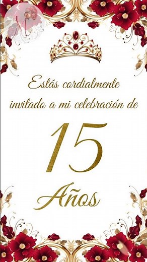 La mejor invitación para tus #15años #SweetSixteen con sobre y flores 2025 | Quinceañera Invitation