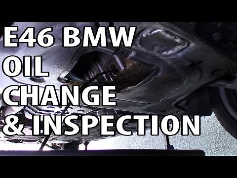 BMW 330i 325i E46 Oil Change and Inspection DIY