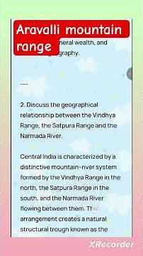 Aravalli mountain range