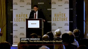 54 reactions · 16 shares | Are you are WEIRD? 2022 Hayek Book Prize winner, Joseph Henrich talks about societies that are Western, Educated, Industrialized, Rich, and Democratic. Watch his full talk, Sunday at noon & 9pm ET on C-SPAN 2. https://www.c-span.org/video/?520834-1/2022-hayek-book-prize-lecture-joseph-henrich-the-weirdest-people-world | BookTV | Facebook