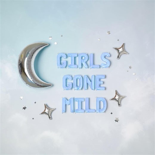 Girls Gone Mild Balloon Banner: Funny Bachelorette Party Sleepover Slumber Birthday Decor - Etsy