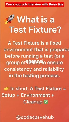 💻 What is Test Fixture in C# Unit Testing?. NUnit #unittesting #codecarvehub #nunit #csharp #fixture