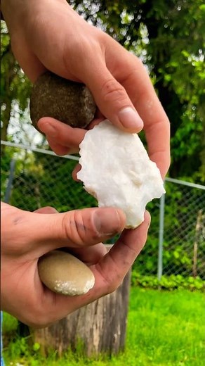The Reality of Flint Knapping Quartz #flintknapping #arrowheadhunting #survival