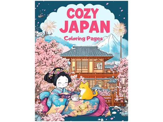 Cozy Japan Coloring Book Printable – Relaxing Japanese Scenes Digital Download - Etsy
