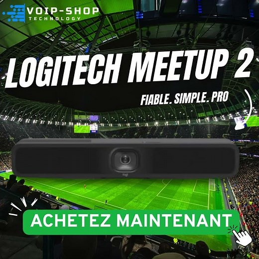 🎥 Logitech MeetUp 2 – Solution visioconférence professionnelle pour salles de réunion