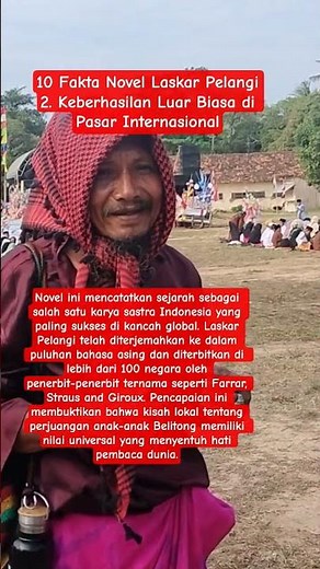 10 Facts About the Novel Laskar Pelangi 2. Extraordinary Success in the International Market #sho...