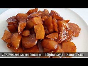 Caramelized Sweet Potatoes | Filipino Style | Kamote Cue | 3 Ingredients Only