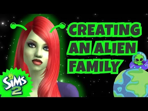 Creating an Alien family on the Sims 2! | The Avenir Family