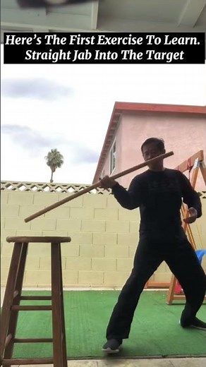 Basic staff training when starting out learning the bo. The staff is a great self-defense tool.