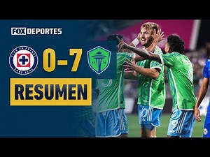 💥 HUMILIATING DEFEAT! | Cruz Azul 0-7 Seattle Sounders | HIGHLIGHTS | Leagues Cup 2025