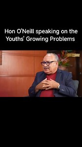 honorable Peter O'Neill speaking on coffee with Lewa podcast. stressing his point on the on-growing youth problem in Papua New Guinea. | LAE LOCAL LENS