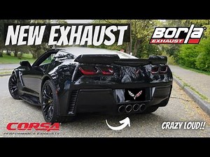 How to Install Corvette Z06 Exhaust (Corsa X-pipe) & (Borla Muffler) DIY